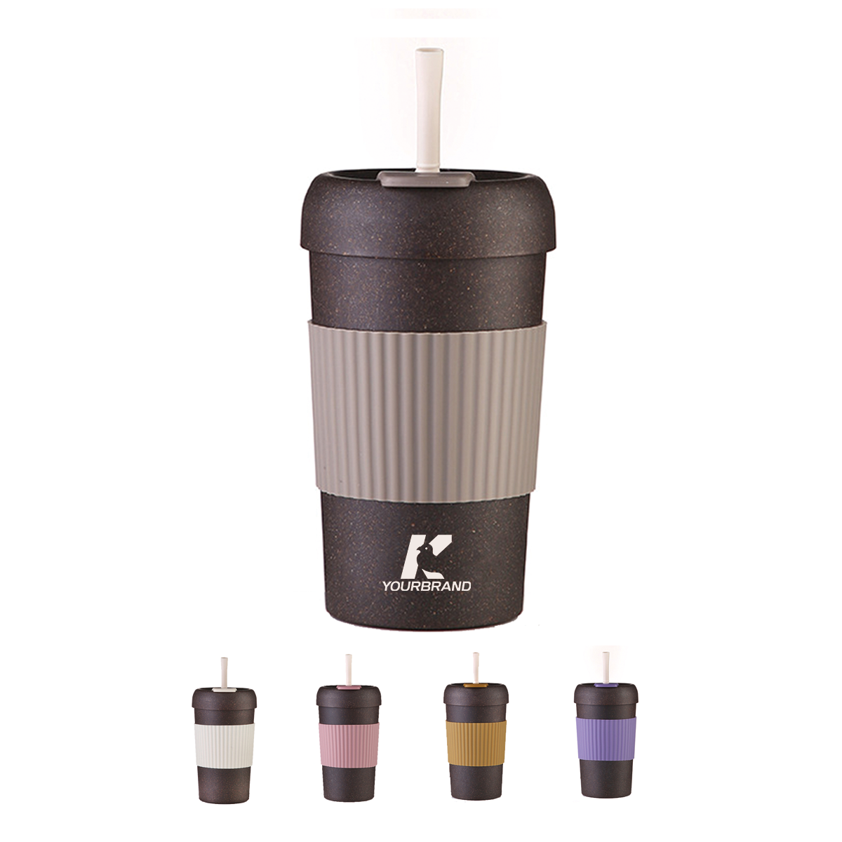 Degradable coffee grounds high temperature resistant cup 3