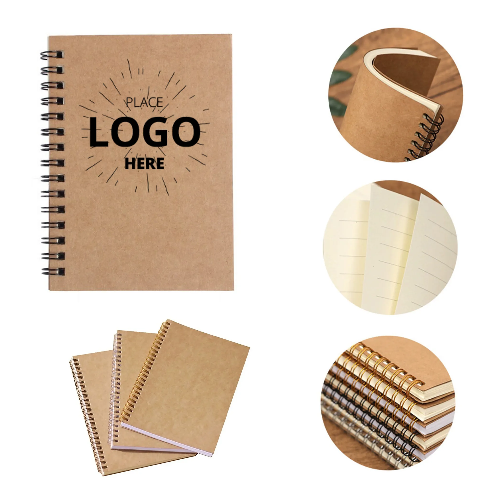 Kraft Cover Spiral Notebook 1