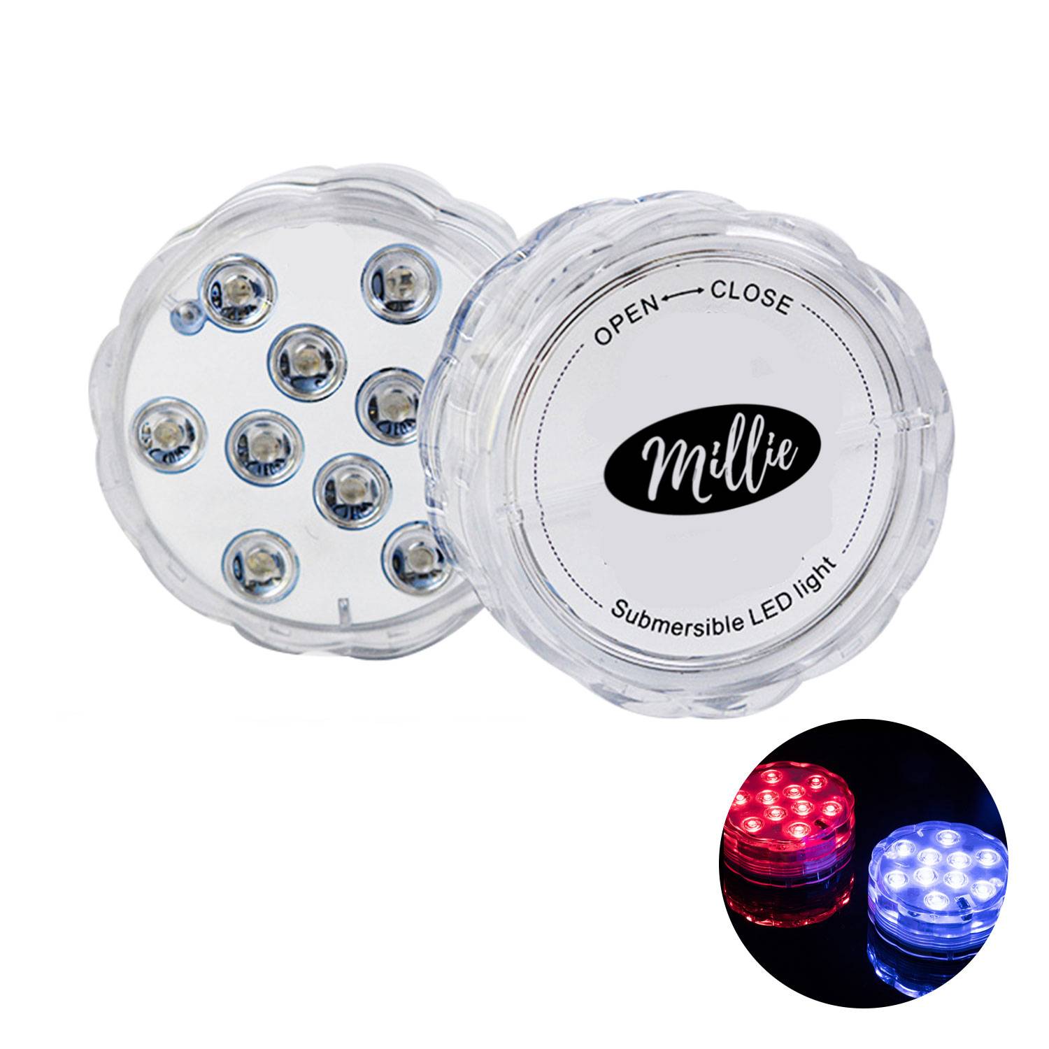 Submersible LED Diving Lights with Changing Battery Powered 2