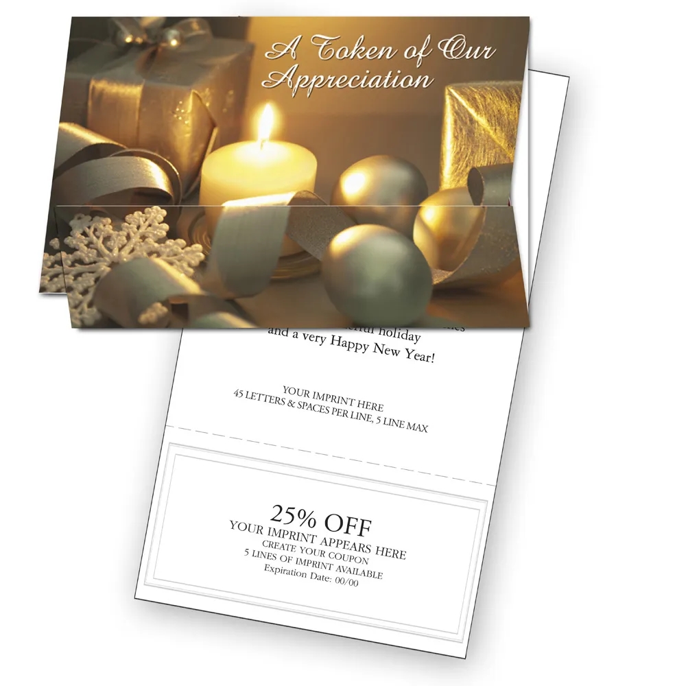 Holiday Token Coupon Cards 5