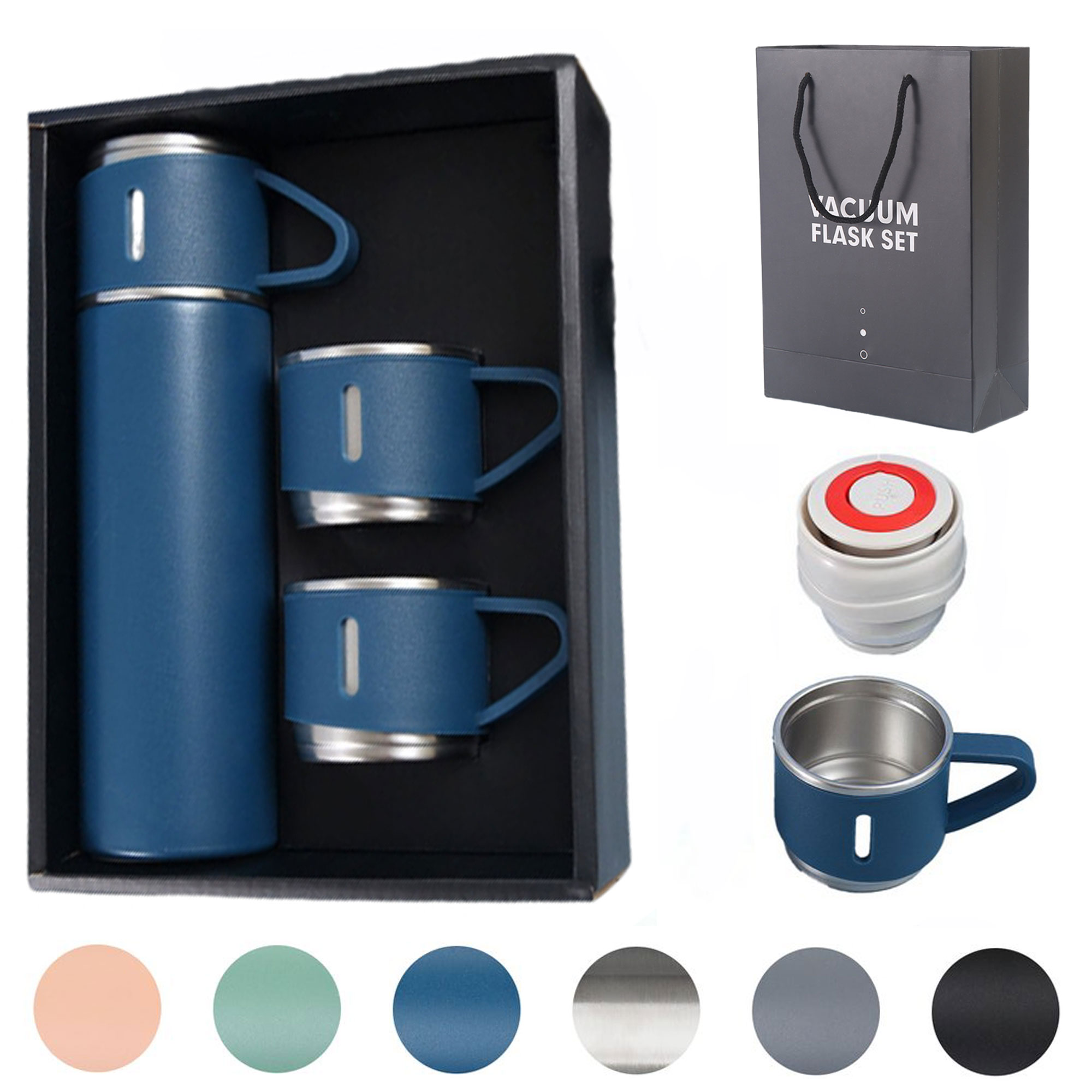 17 OZ Stainless Steel Thermo Bottle With Cup 2