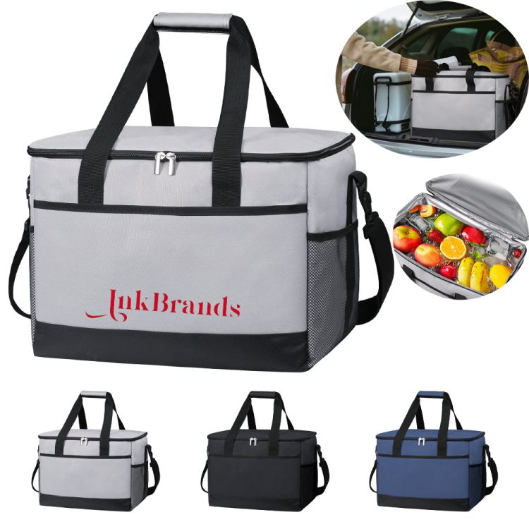Large Cooler Collapsible Insulated Lunch Bags 35 L 2