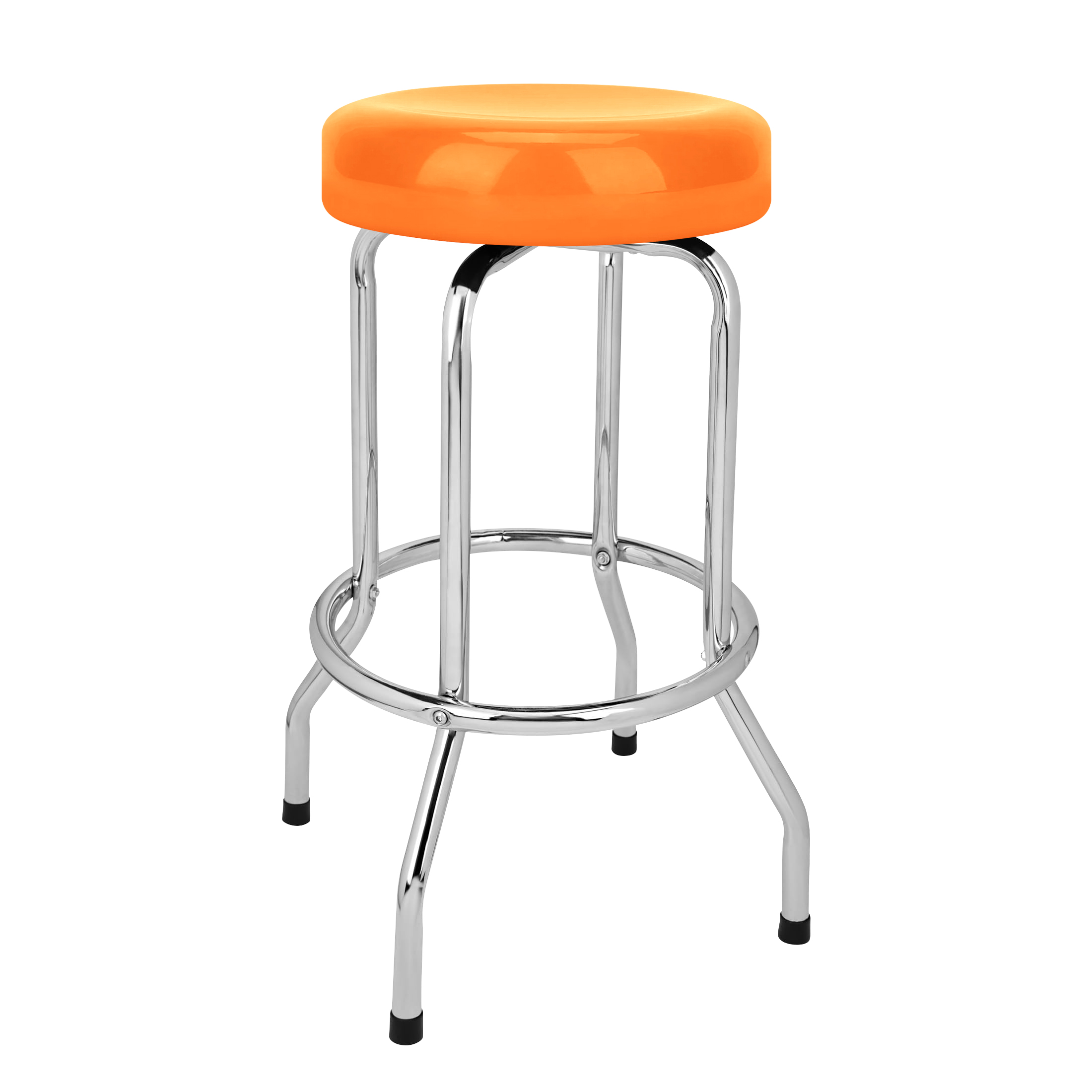 Rotatable PVC Bar Stool 25'' 17