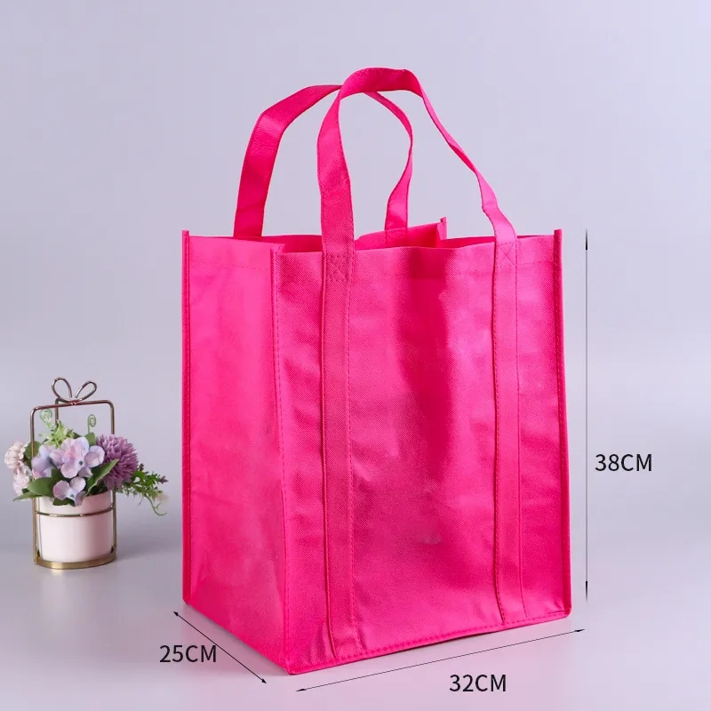 Rpet Non-woven shopper tote bag- 13 X 15 X 10 8