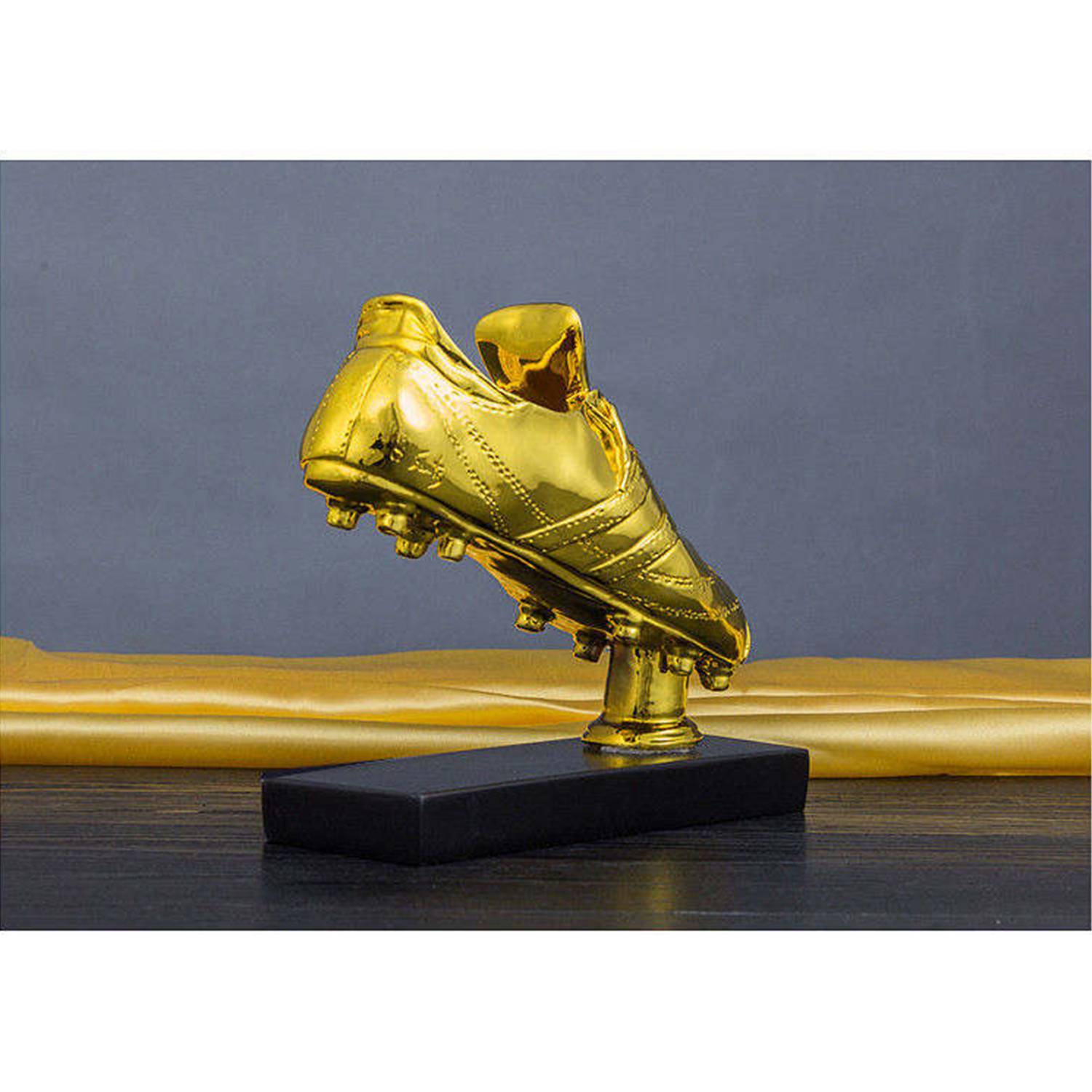 Gold Resin Football Boot Trophy 4