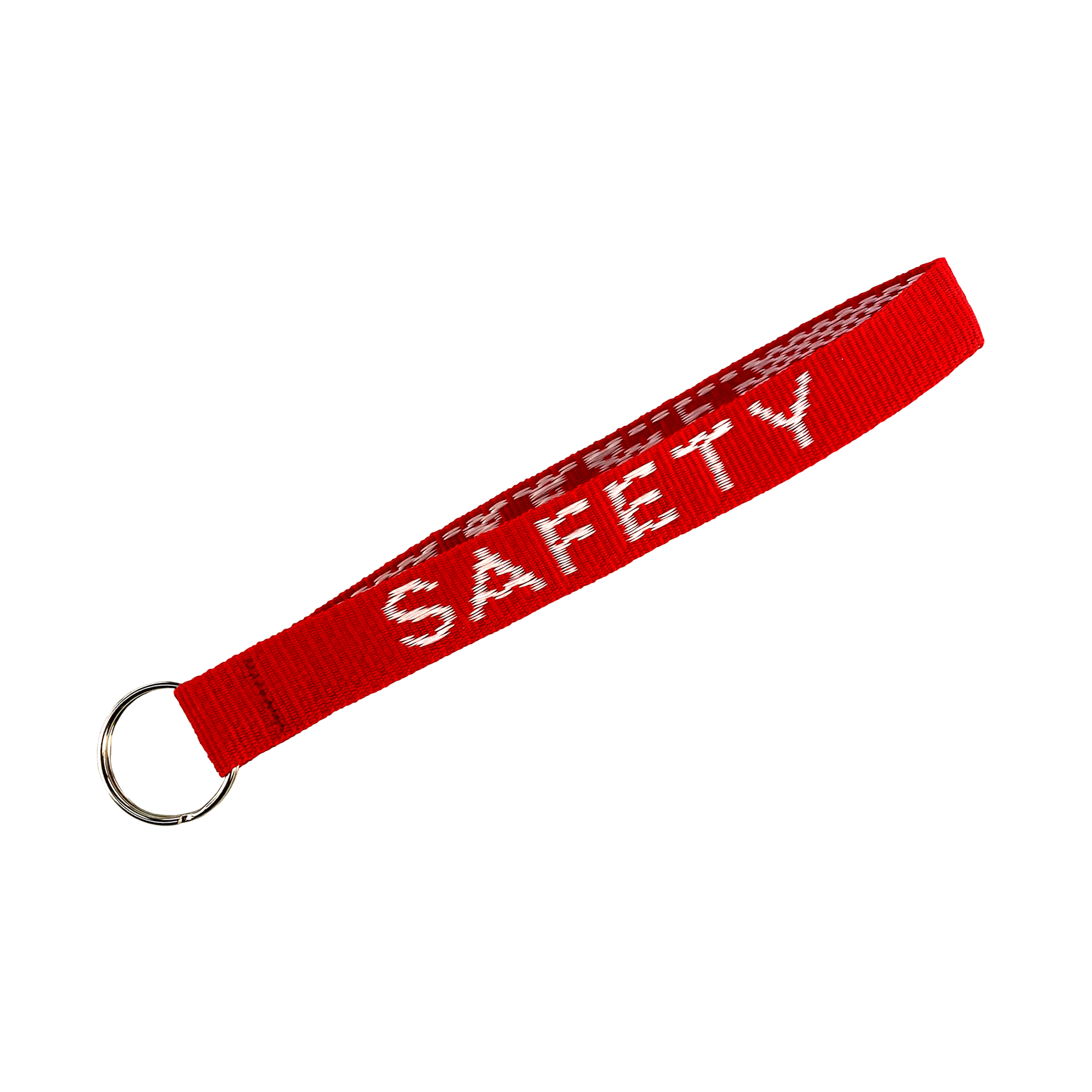 6-1/2" Woven Key Strap w/ Split Ring - "Classic" Weave 7