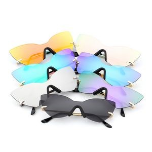Retro Siamese Goggles Metal Tide Sunglasses 2
