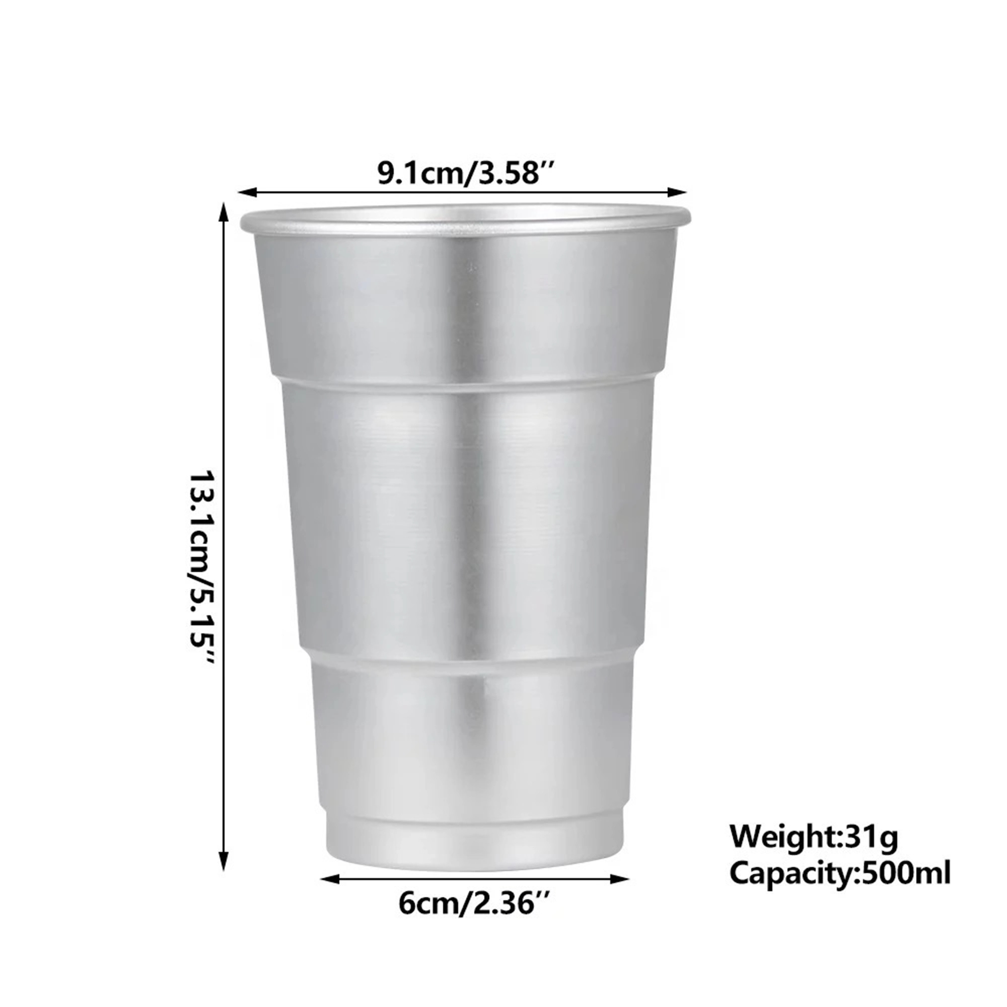 16oz Aluminum Cup MOQ50 2