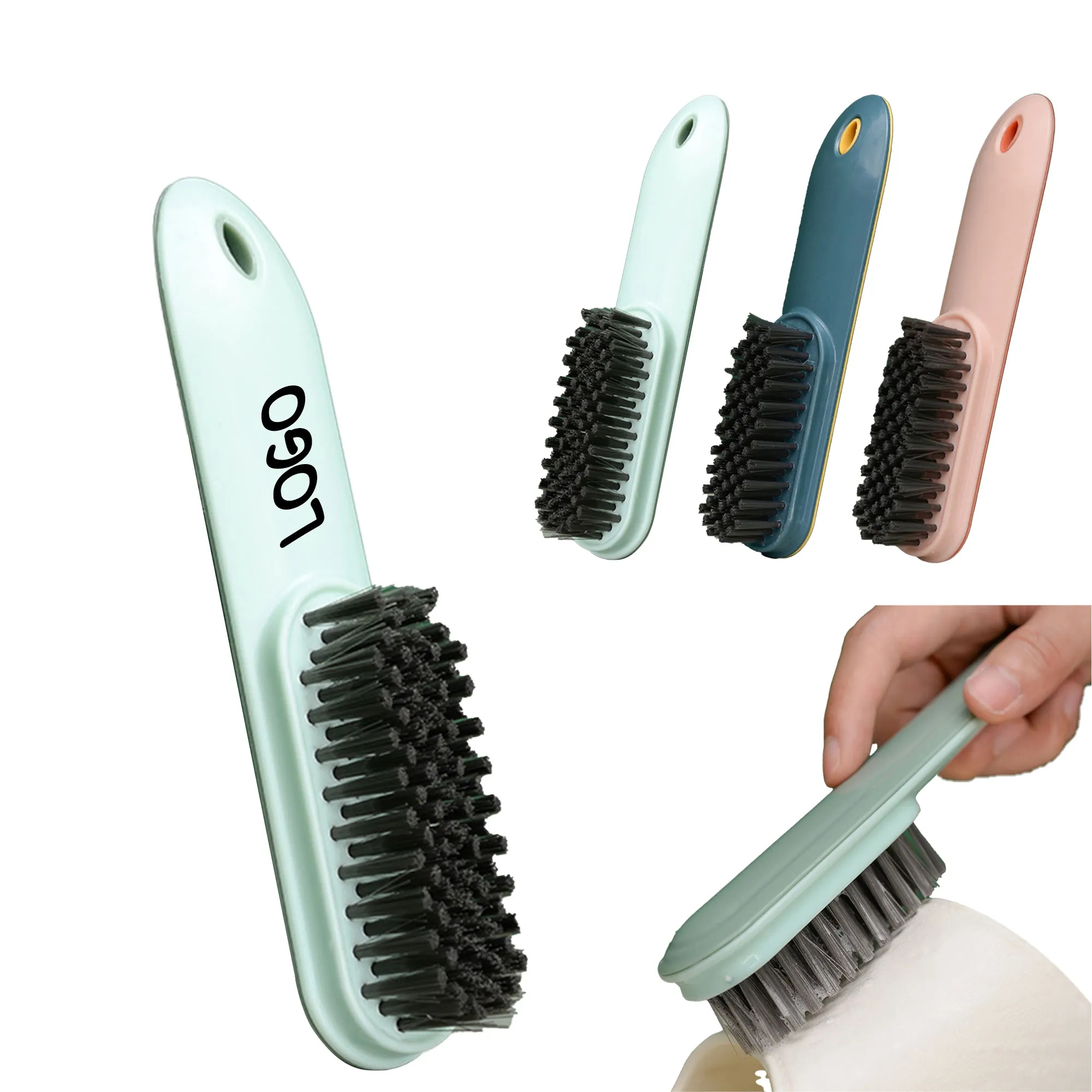 MOQ 10 Long Handle Shoe Brush Grip Cleaning