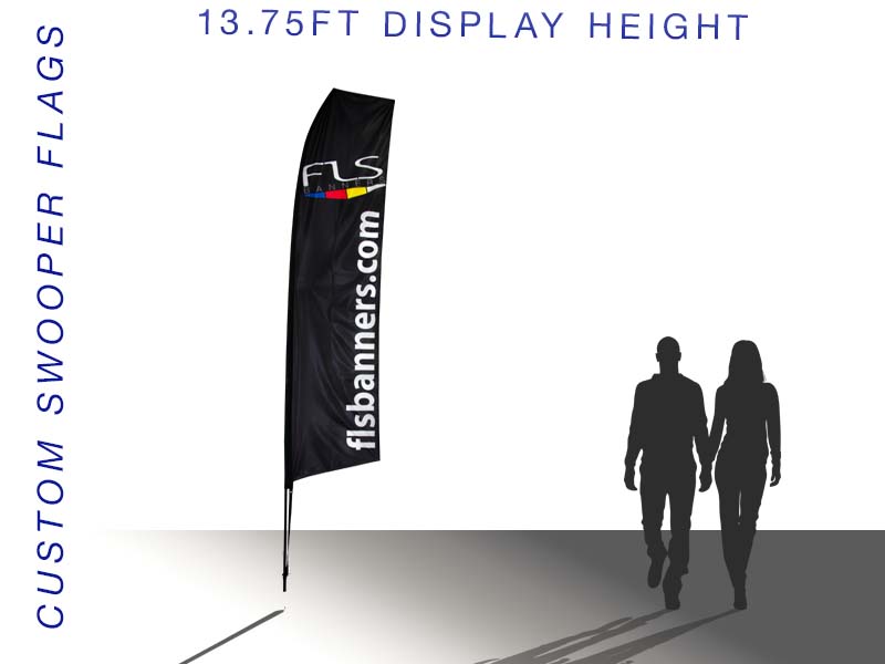 Medium 13.75' Swooper Feather Flag 1