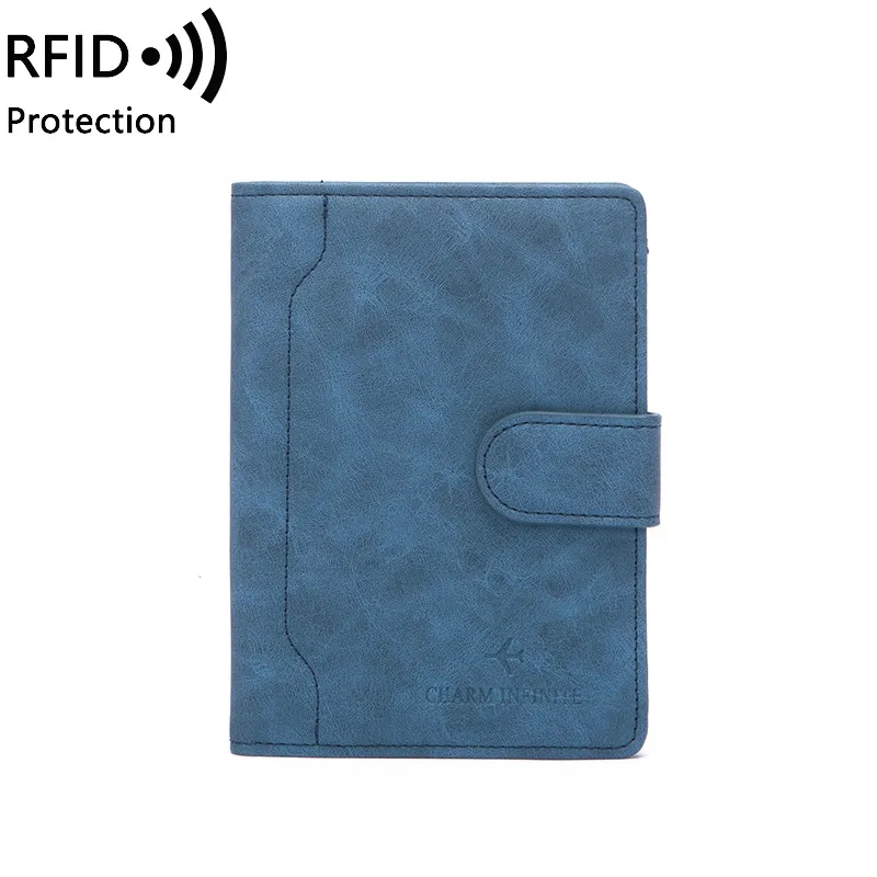 RFID Blocking Travel Passport Holder Cover Slim Id Card Case 7