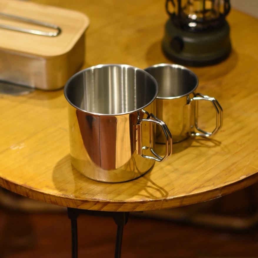 Foldable Stainless Steel Camping Cup 3