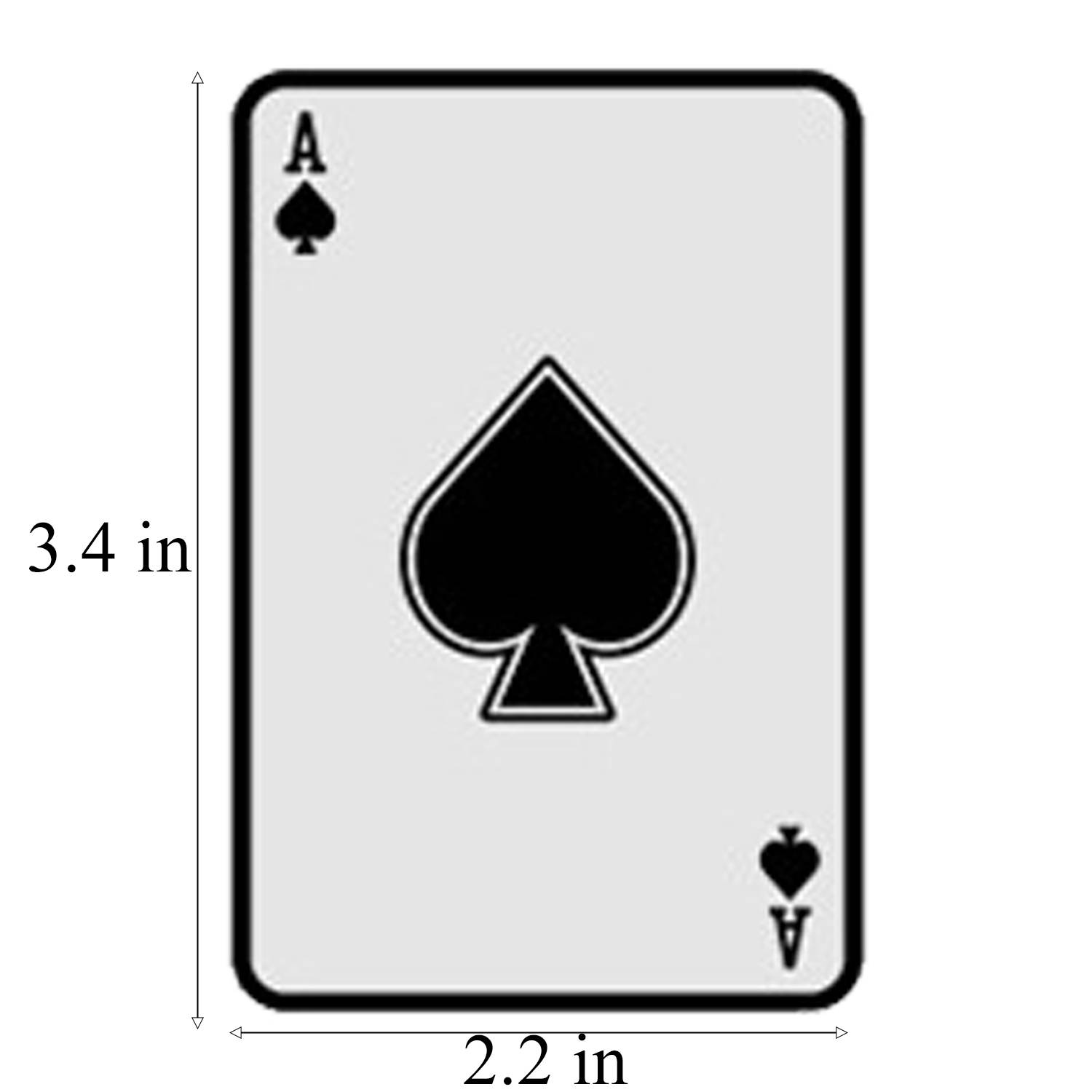 2 Deck Black Core Poker Cards Set 5