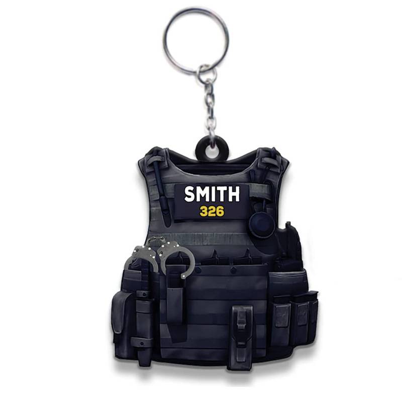 Police Acrylic Keychain 4