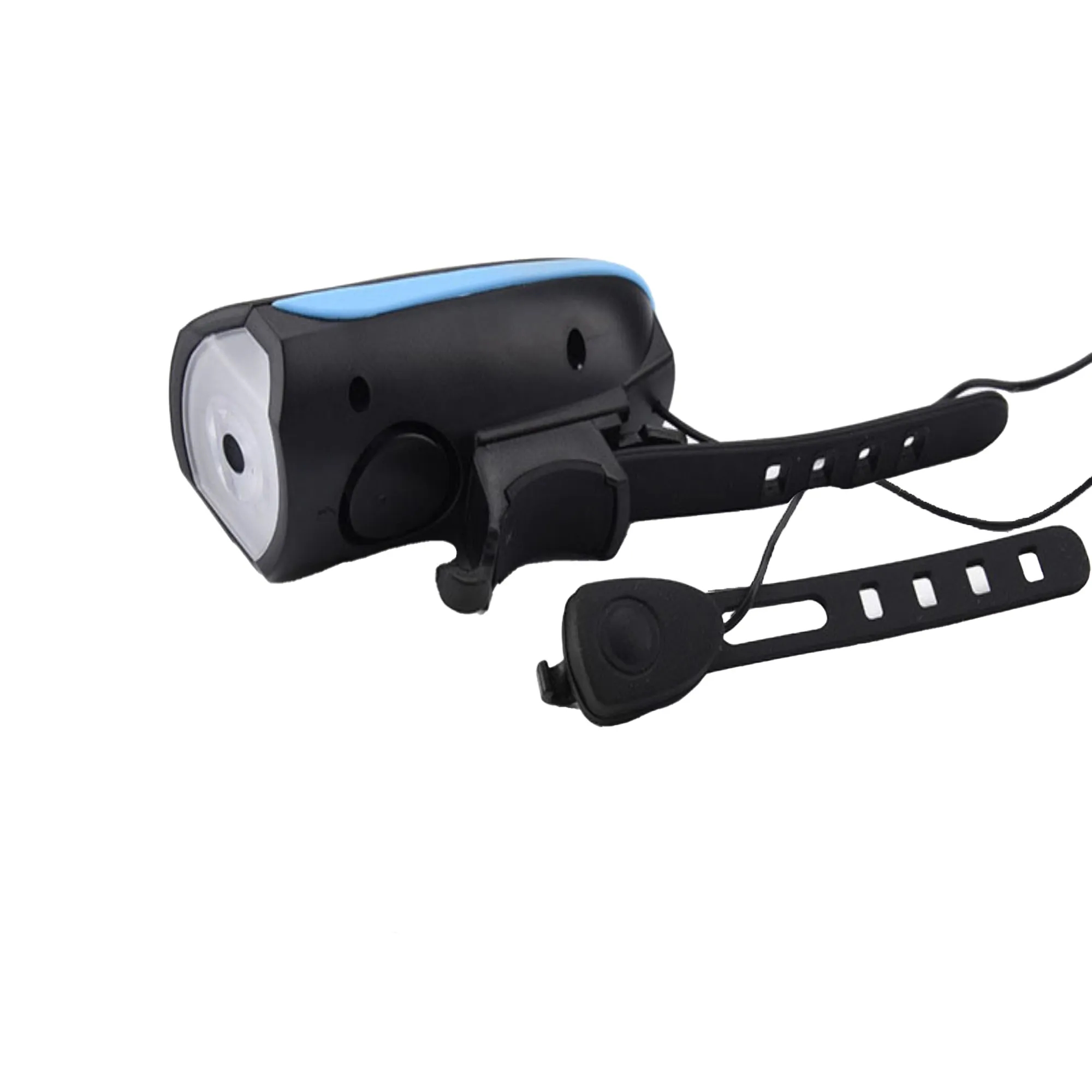 USB Charge Bike Headlight With Mini Horn 4