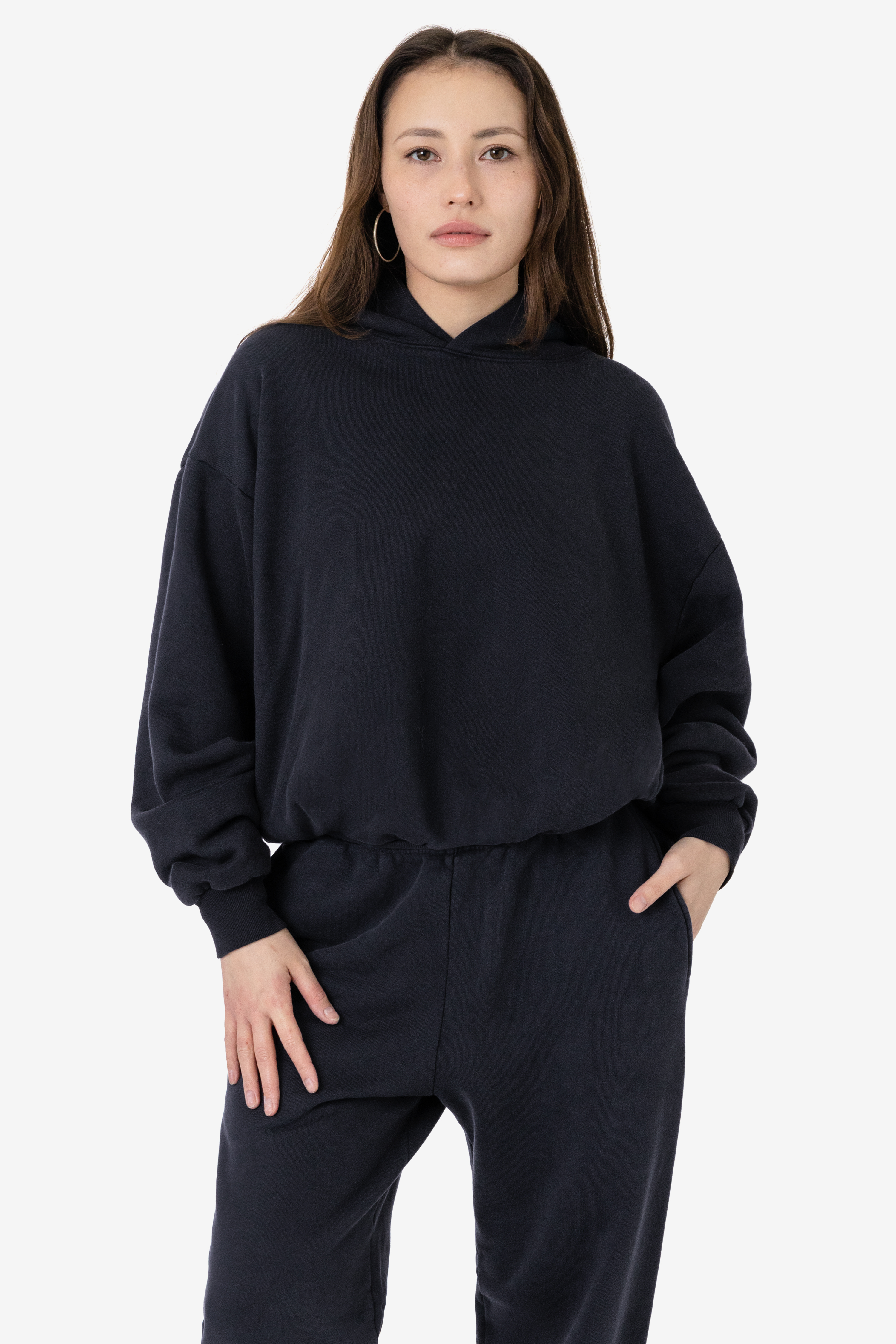 16OZ. PLUSH FLEECE SIDE POCKET PULLOVER HOODIE 4