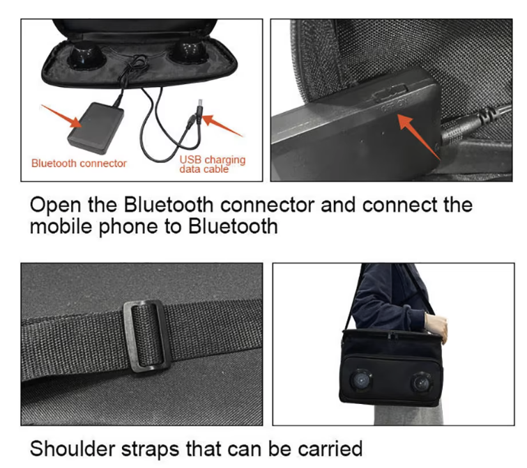 Waterproof Cooler Outdoor Picnic Bag with Audio Equipment 4