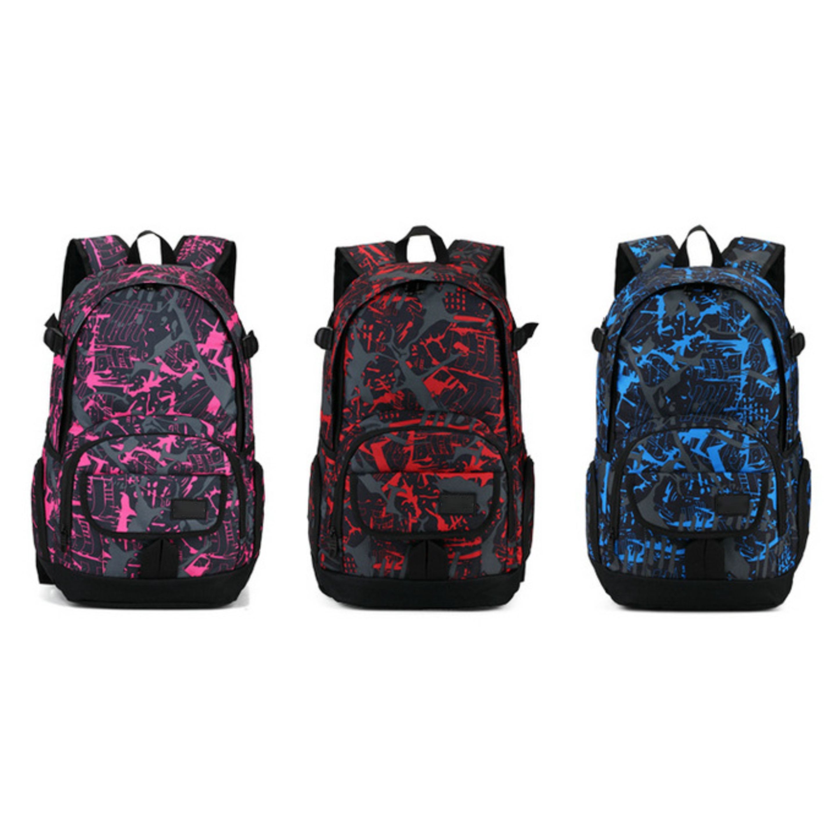 Printed School Backpack (direct import) 2