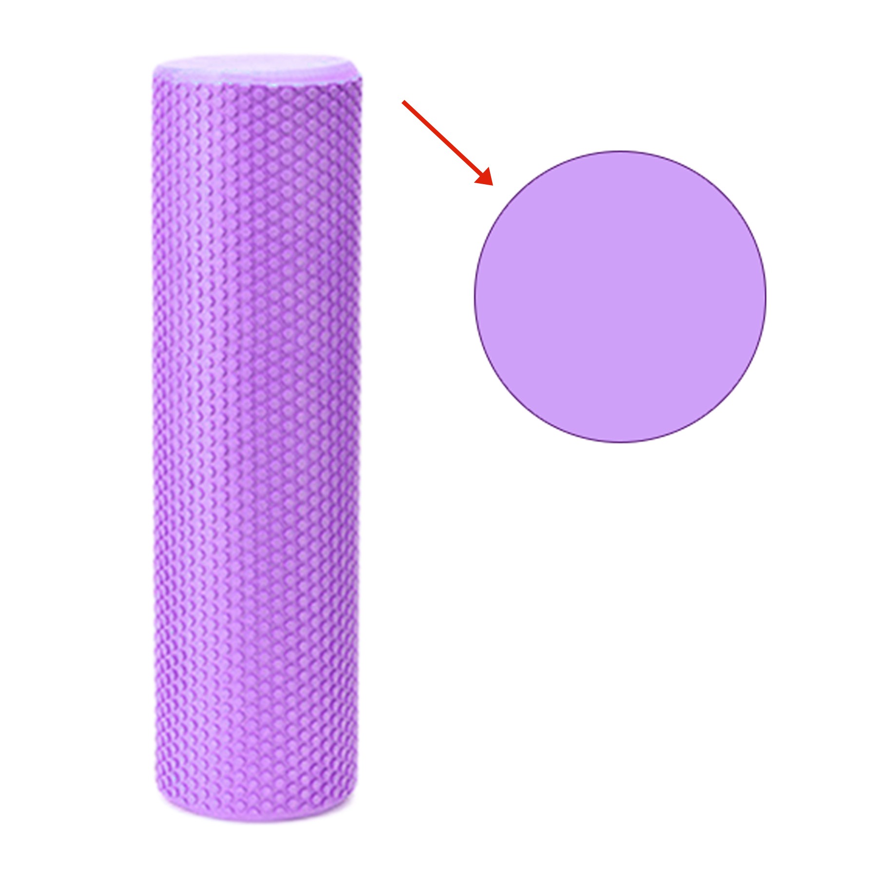 23Inch X 6Inch Yoga Foam Roller 4
