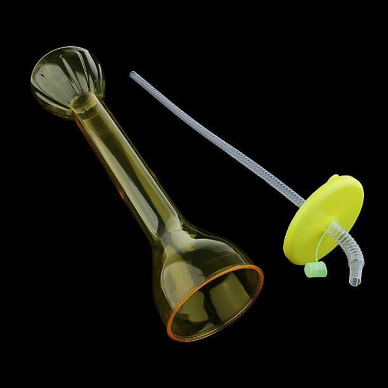 500ml Clear Yard Cup with Straw, custom plastic cup with logo imprint 3