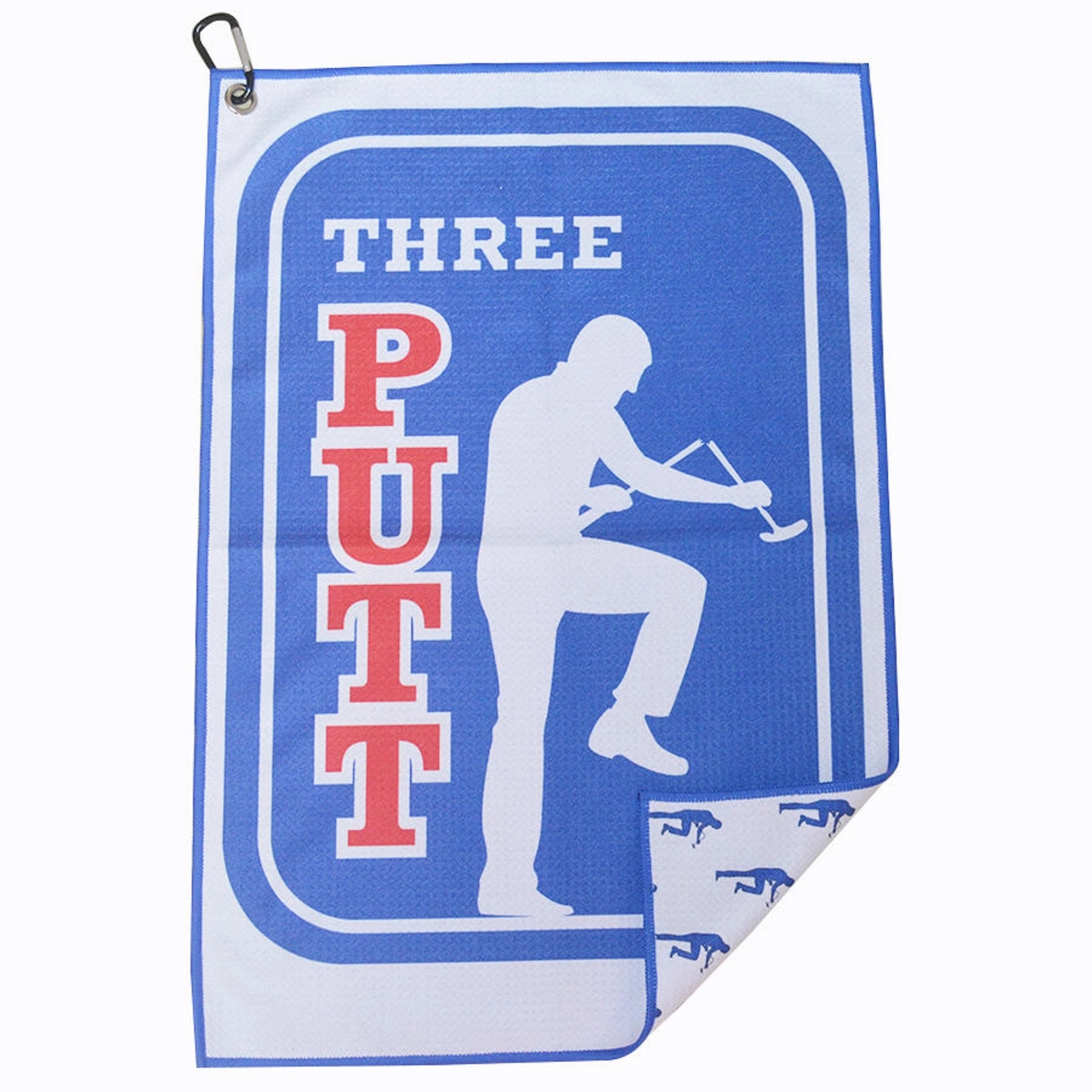 Full Color Print Golf Blanket with Clip 4