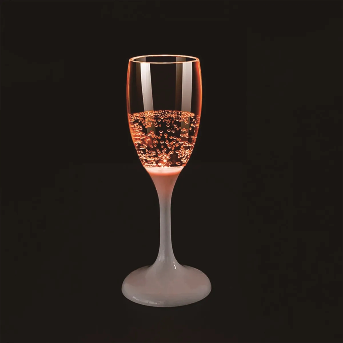 LED Light Up Colorful Party Cup Wine Champagne Flutes 6