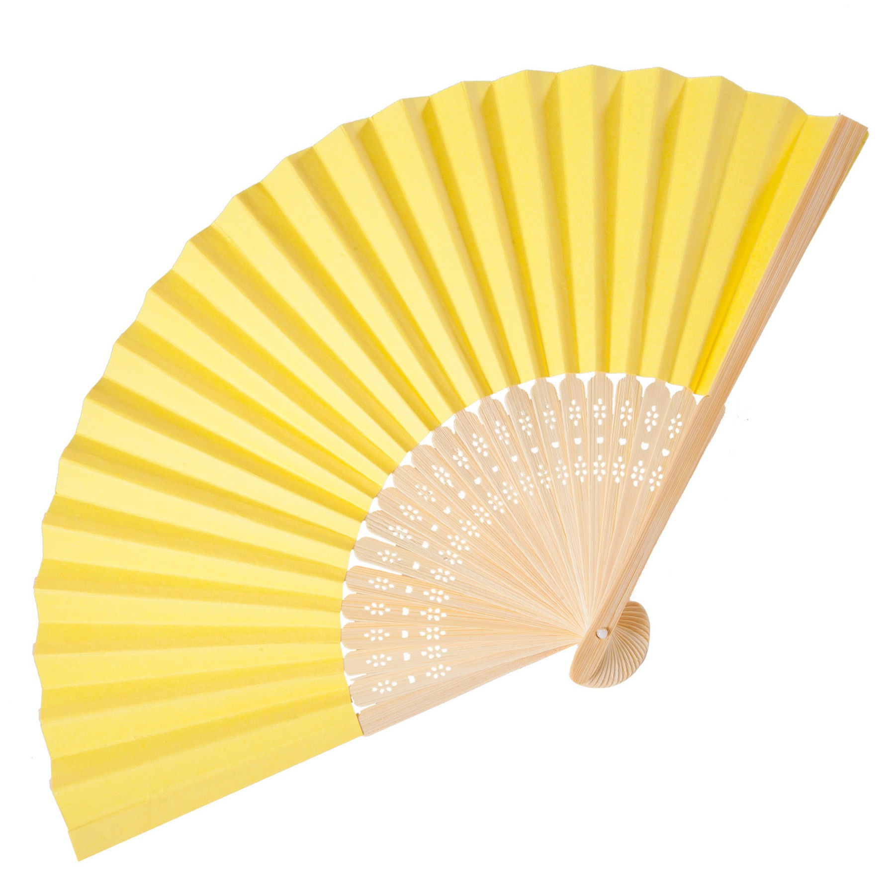 Folding Bamboo Paper Hand Fan 1