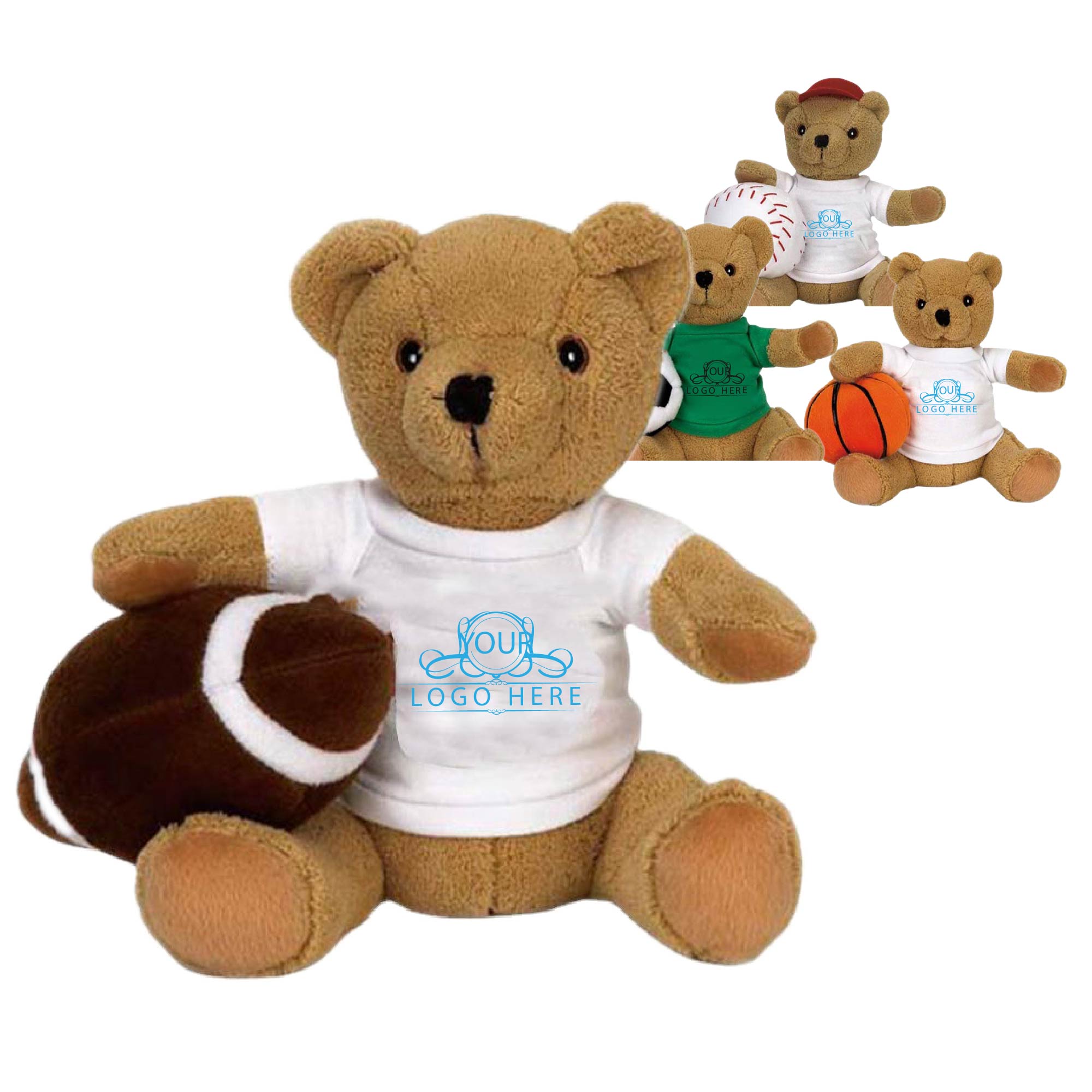 10" Soccer Bear 1