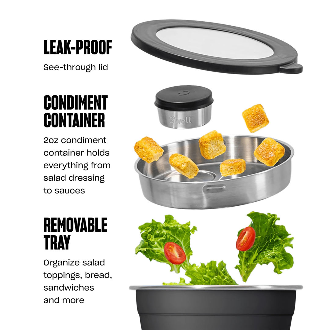 S'well® Salad Bowl Kit - 64oz 3