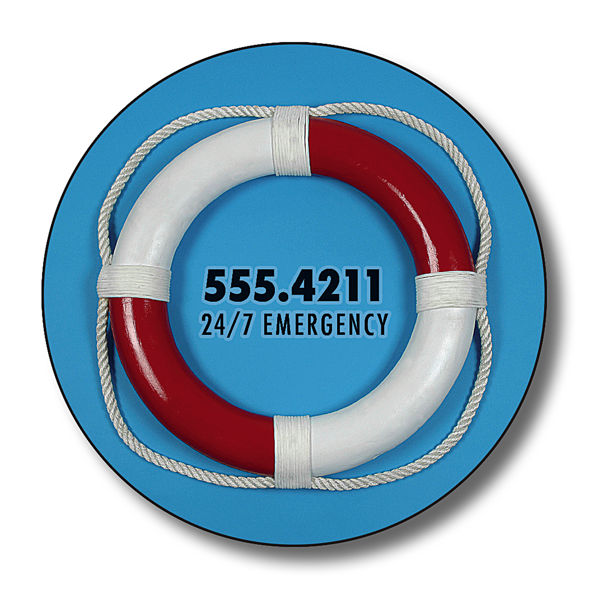 Magnet - 1.5 Inch Diameter Circle - 25 mil. 2