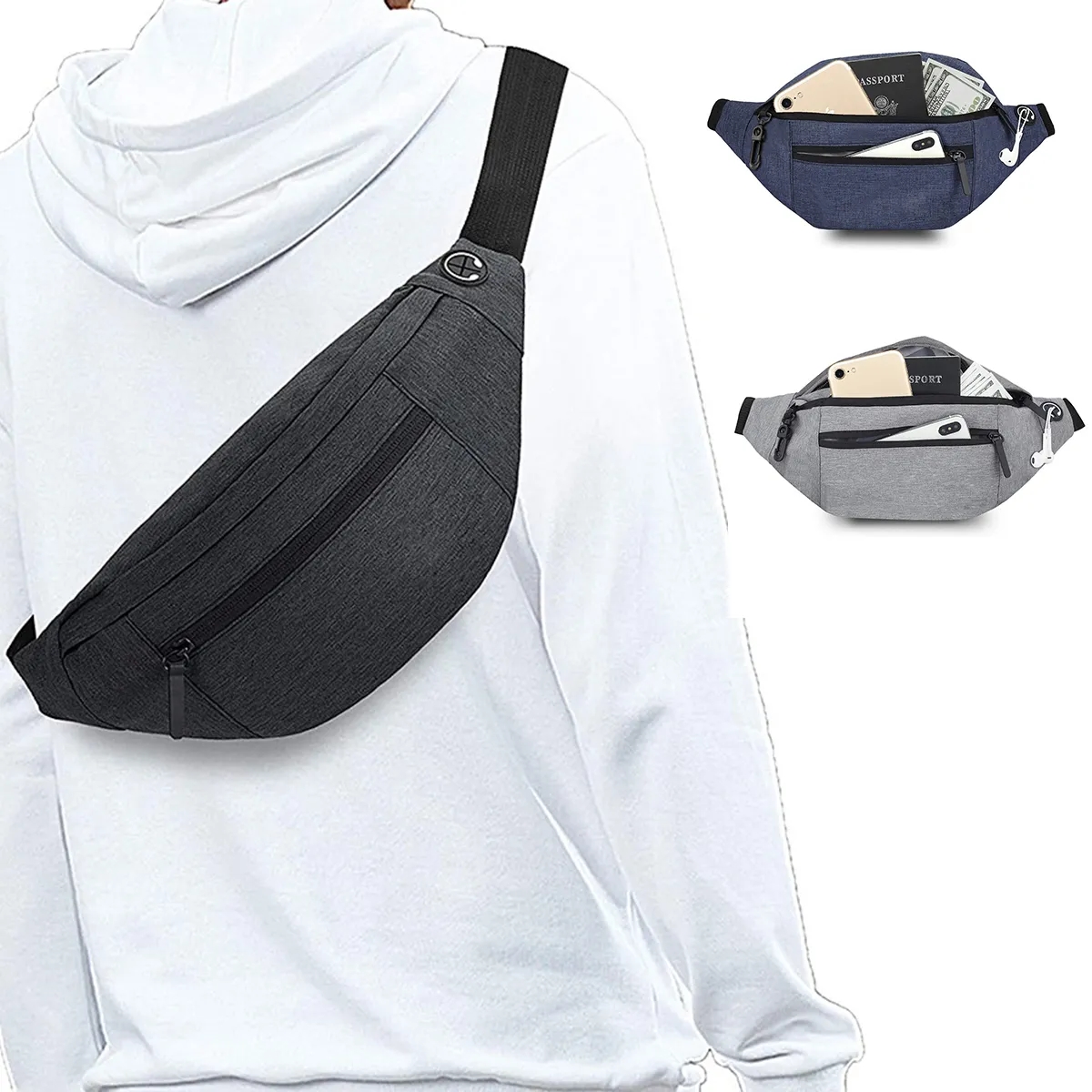 Crossbody Fanny Pack with Pockets 2