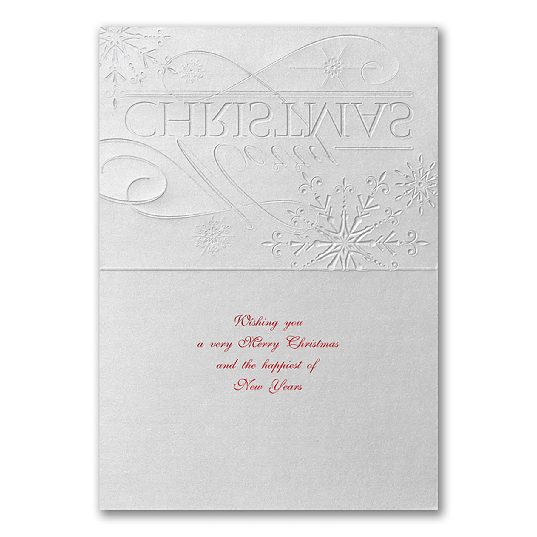 Sterling Shimmer Christmas Religious Card 2