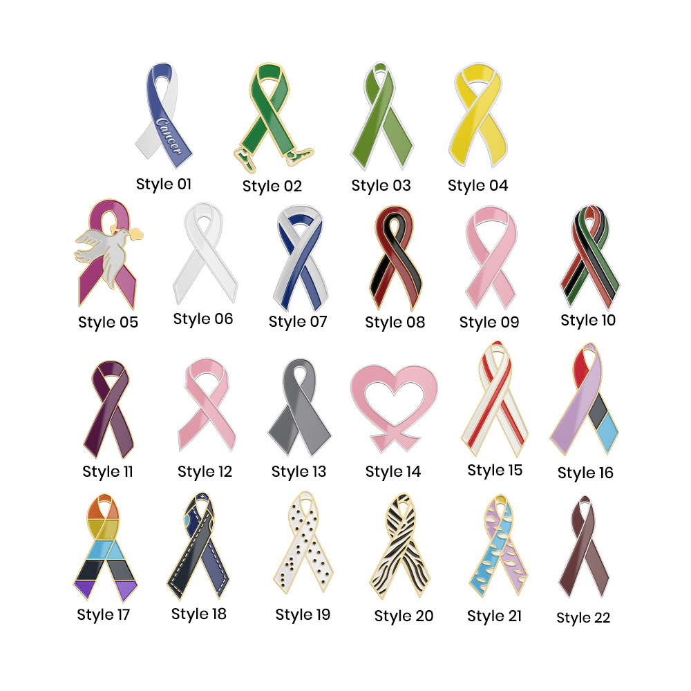 Stock Awareness Ribbon Pins 3