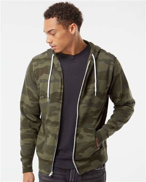 Unisex Lightweight Full-Zip Hooded Sweatshirt - AFX90UNZ 73