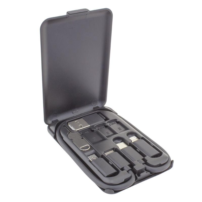 Chi-Charge Cable Card - collapsible wireless charging stand and charging cable carrier 5
