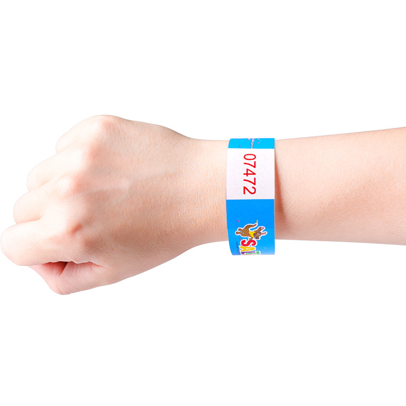 Disposable Tearproof Paper Wristbands 2