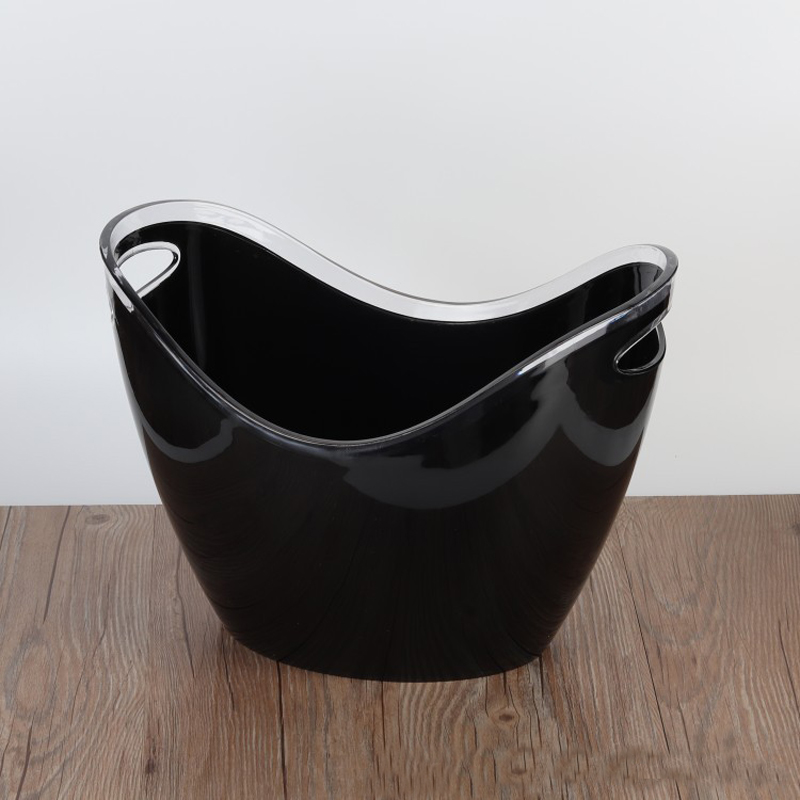 8L Clear Plastic Ice Bucket for Wine Champagne or Beer Bottles 8