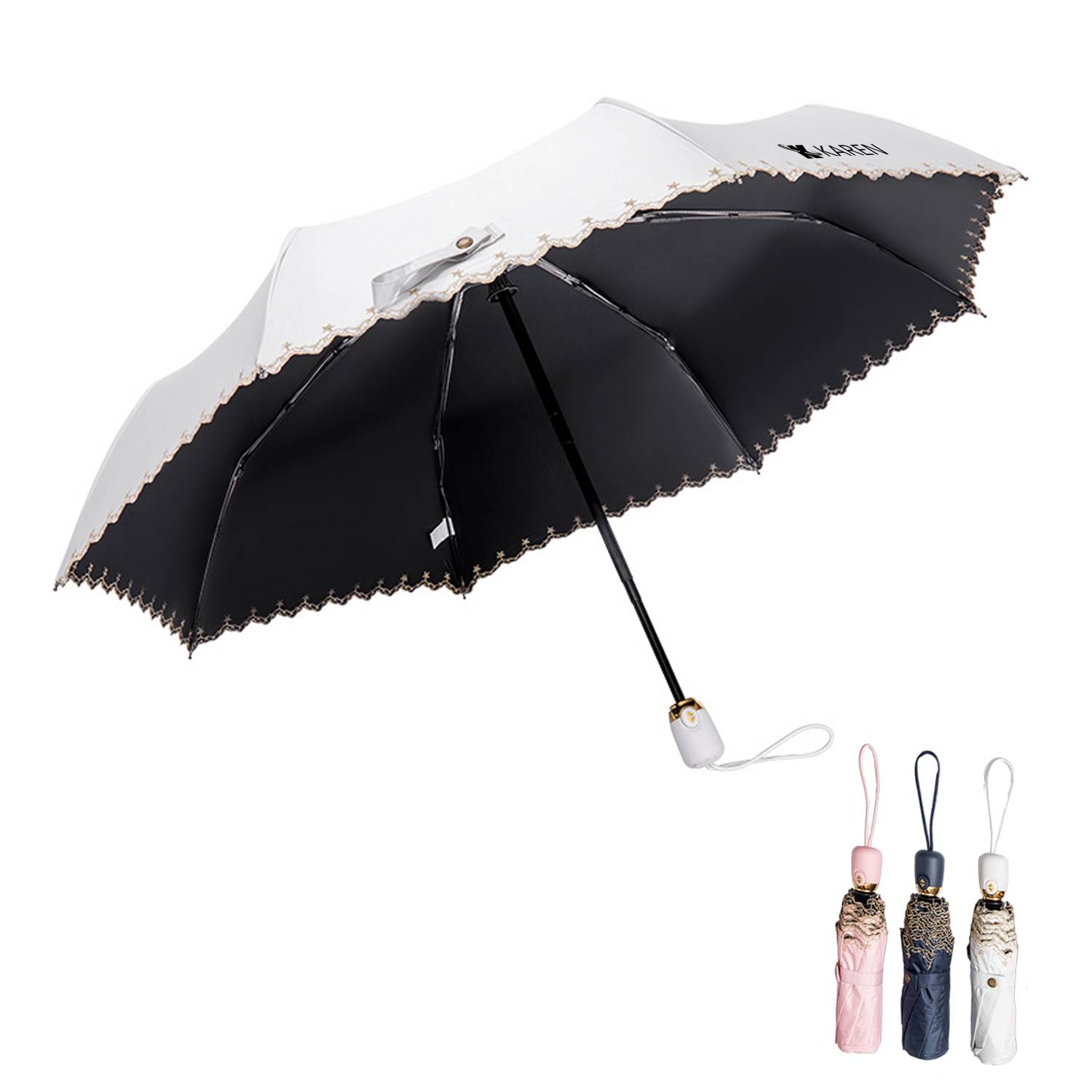 Travel Compact Windproof Small Umbrella 2