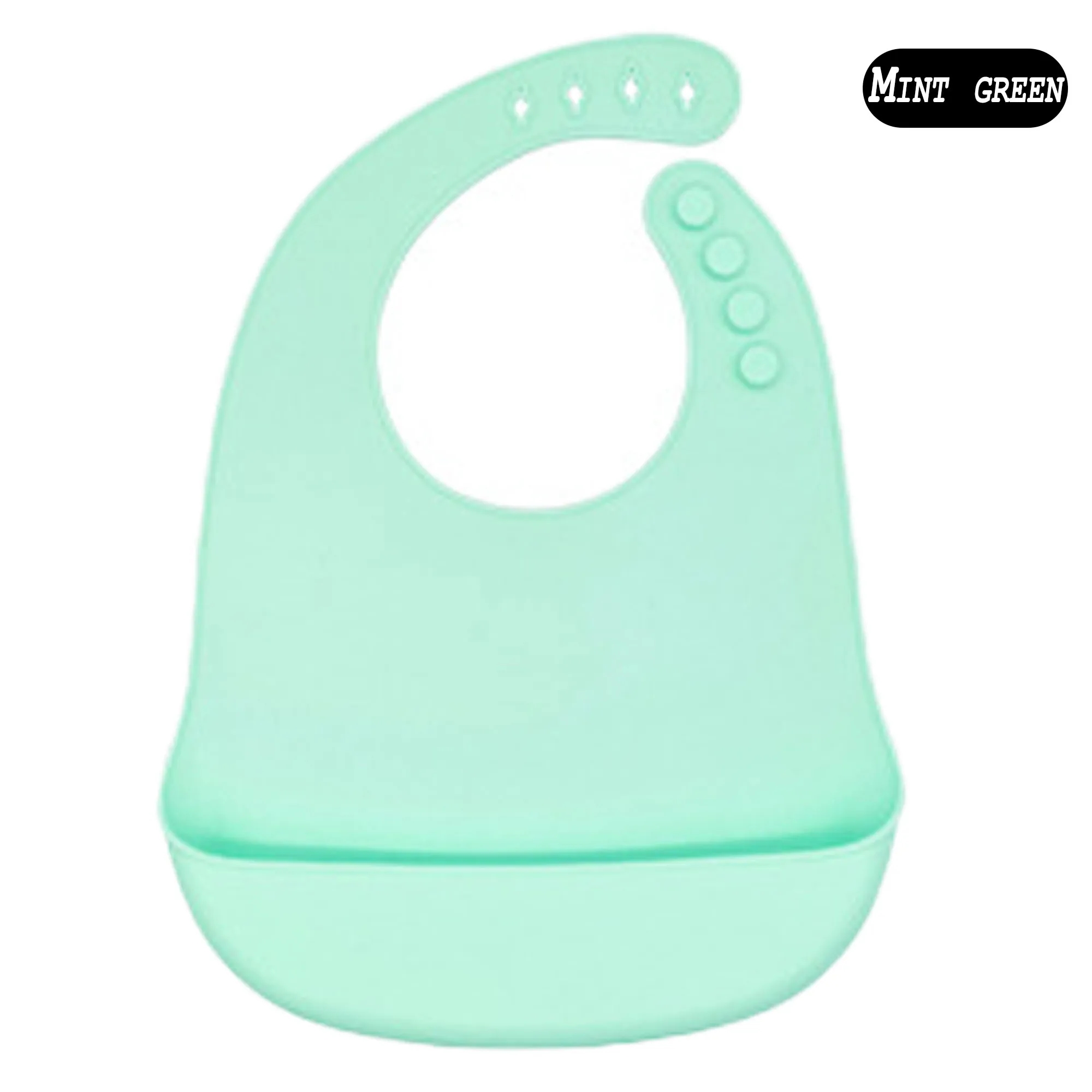 Silicone Waterproof Baby Feeding Bib 5