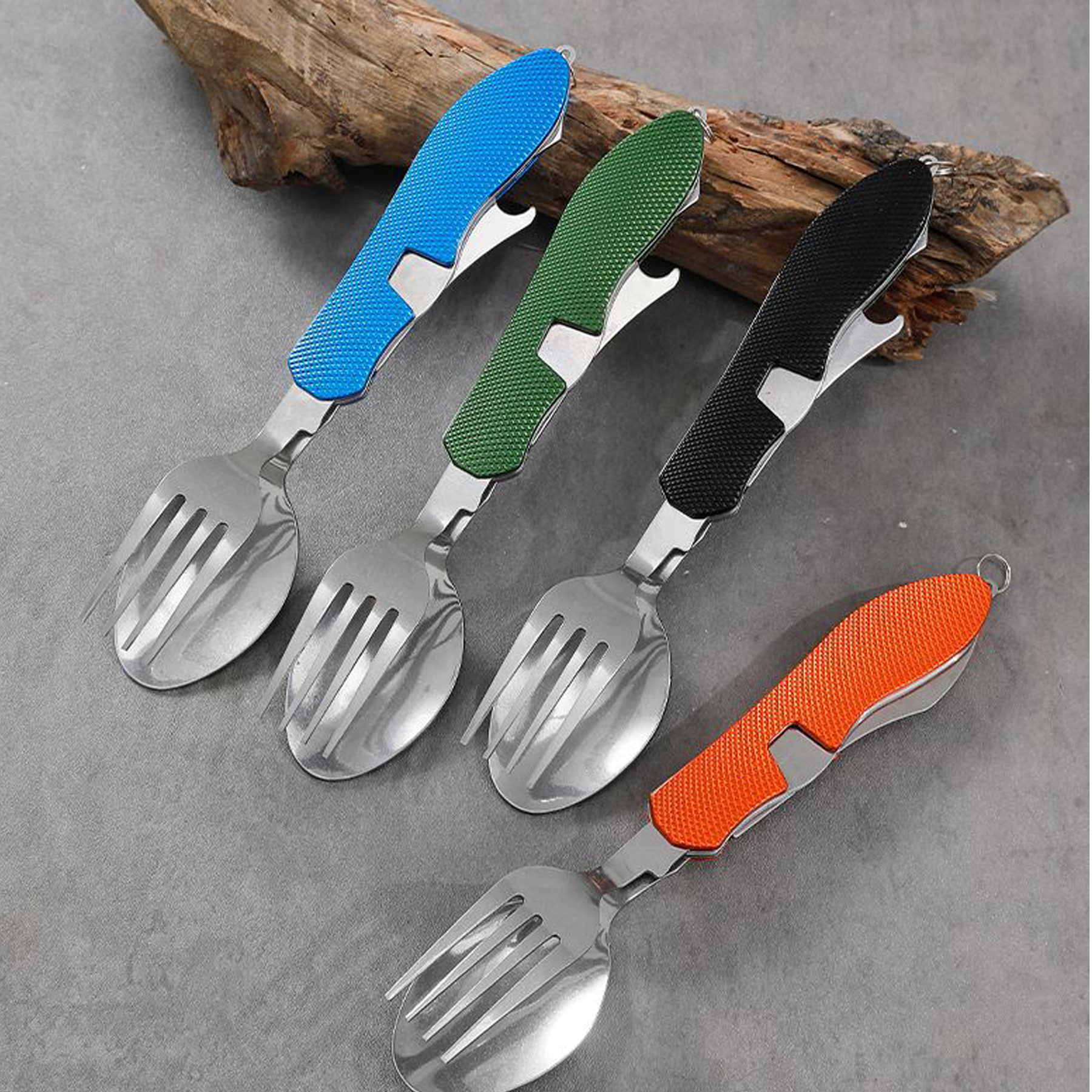 Portable Folding Camping Utensils Set 5