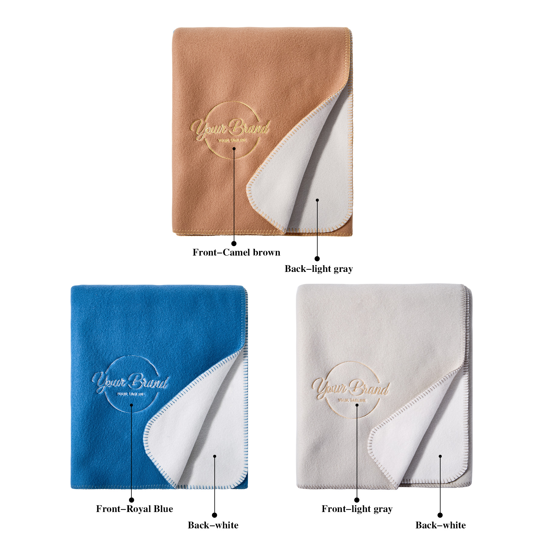 400GSM Cozy Fleece Blanket - 50'' X 60'' Unfolded 6