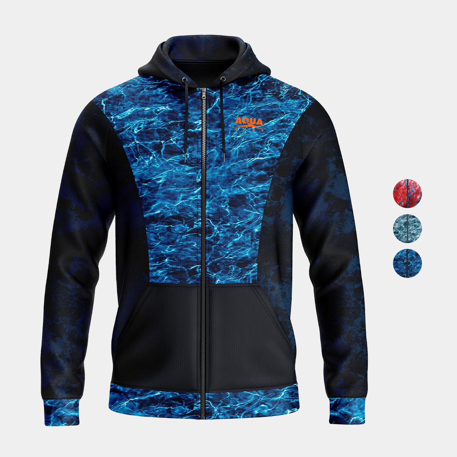 Mossy Oak® Men's 9.4 Oz. Full Zip Hoodie With Kangaroo Pocket 6