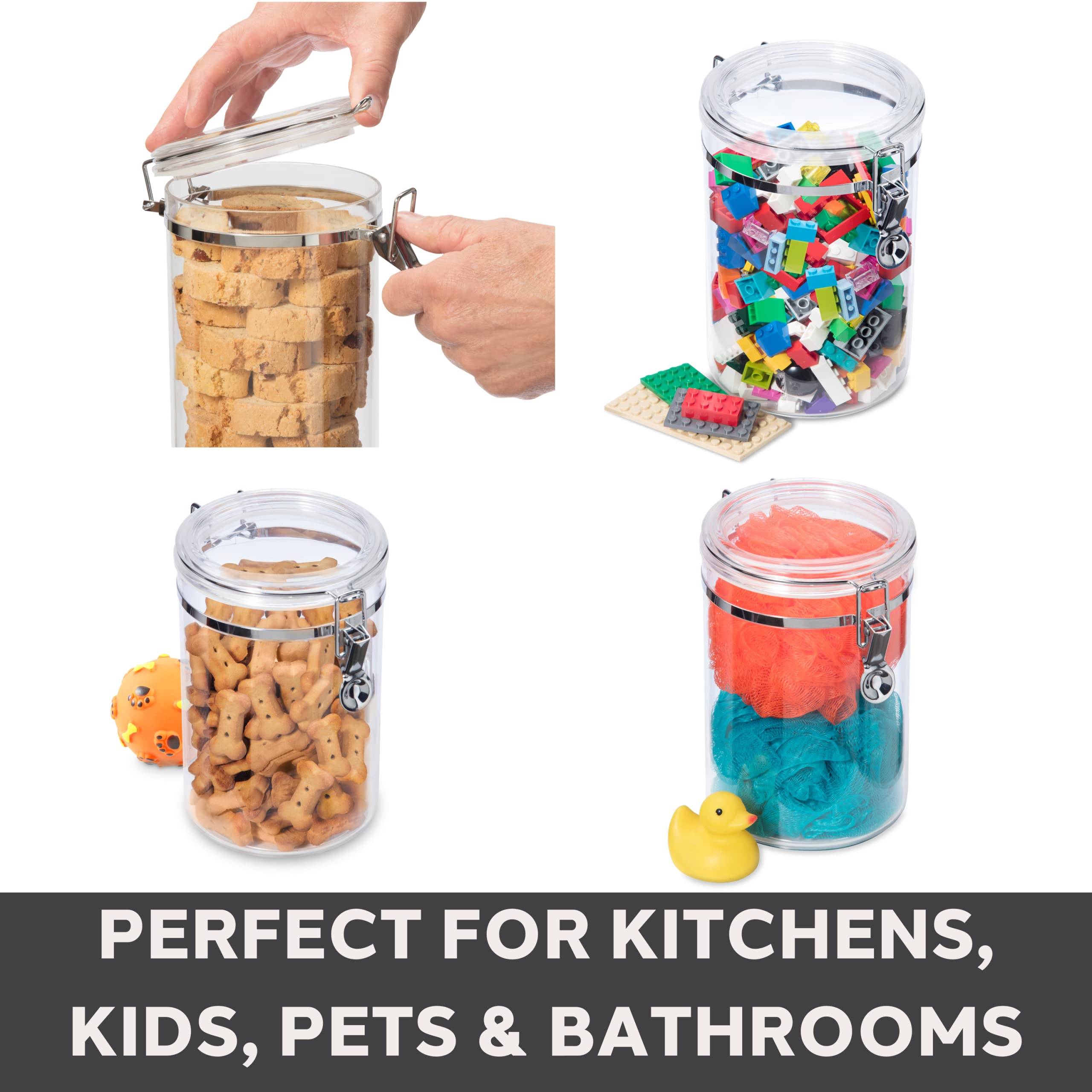 Ultra-Seal Clear Acrylic Food Canister - Kitchen Essential 2