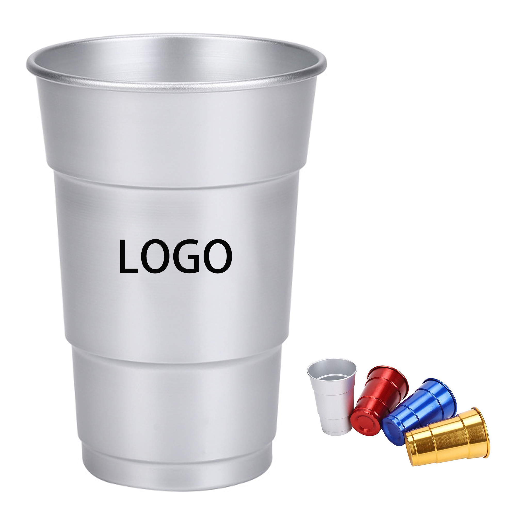 16 oz. Aluminum Recyclable Party Cups MOQ 50pcs 1