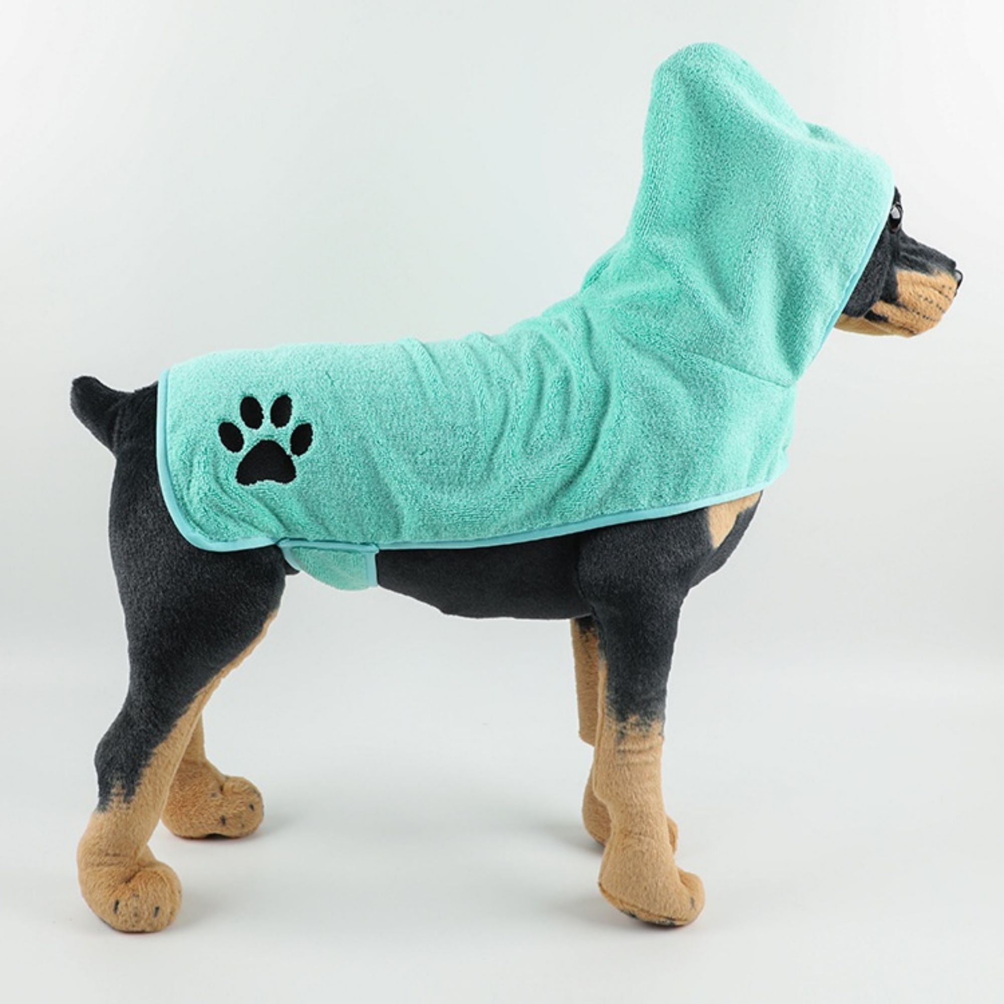 Microfiber Pets Bath Robe With Adjustable Closure 2