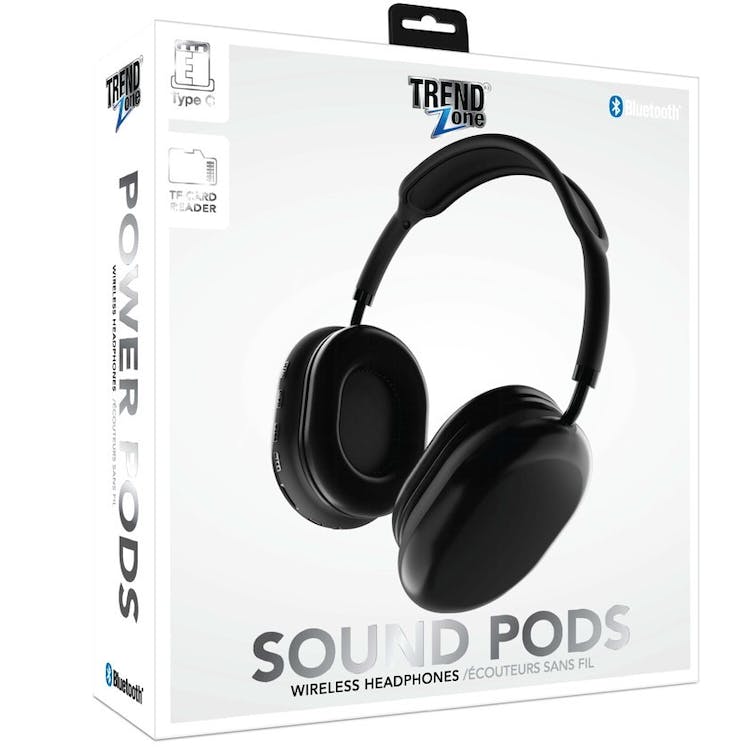 Bluetooth Headphones - Black/White TF Card 2