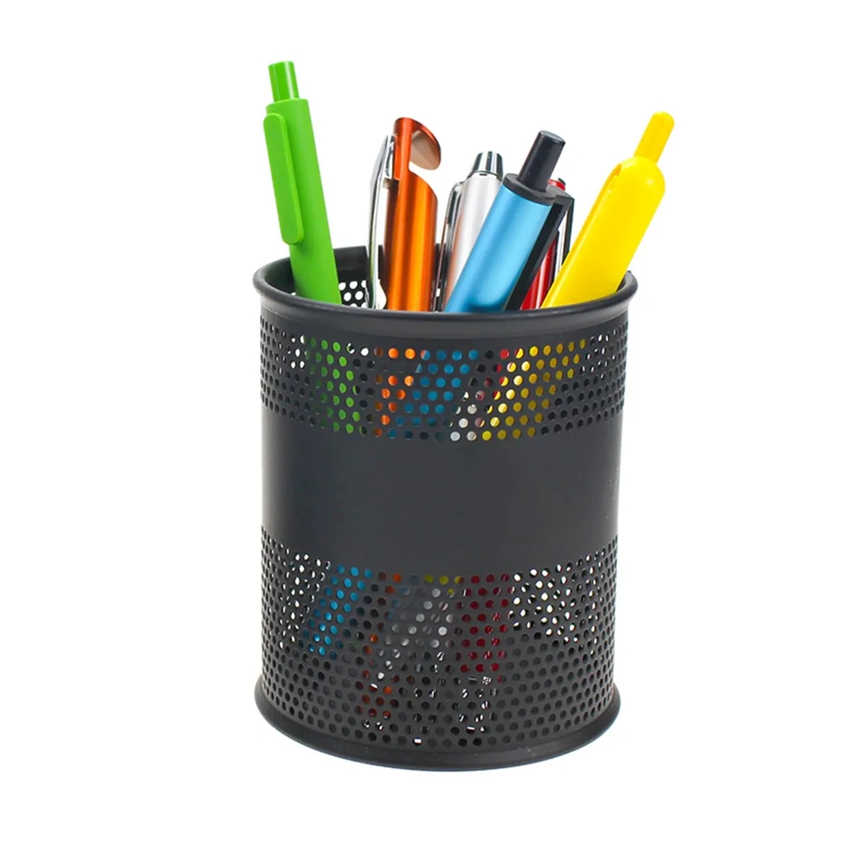 Round Mesh Pen and Pencil Cup 2