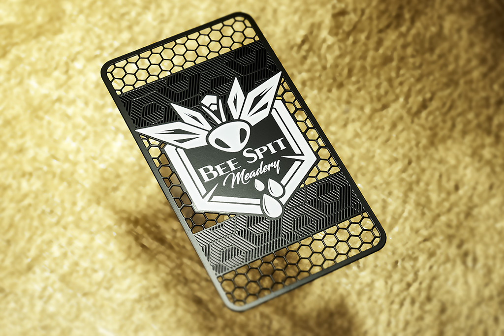 Black Metal Business Cards 3