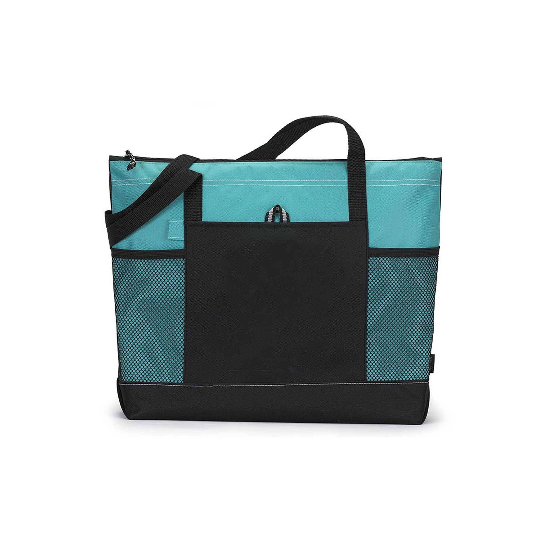 Large Capacity Oxford Business Tote With Zipper, custom tote bag with logo imprint 3