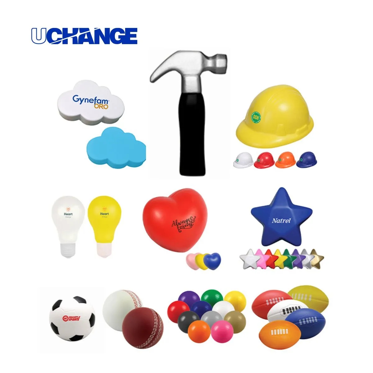 Custom Hammer Shaped PU Stress Reliever Toy 3